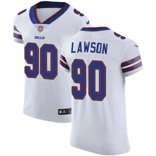 Nike Bills #90 Shaq Lawson White Men's Stitched NFL Vapor Untouchable Elite Jersey